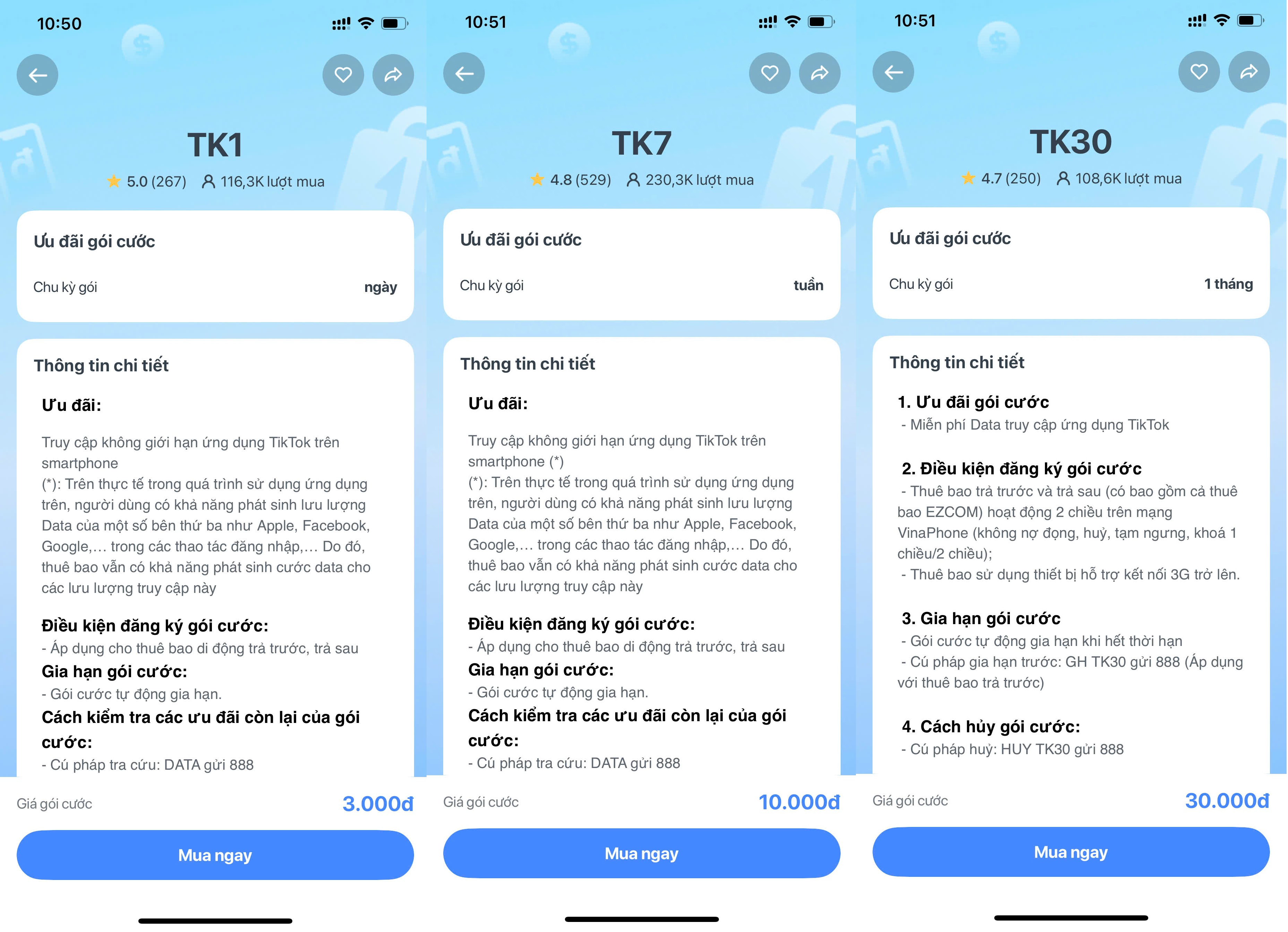 Gói TikTok VinaPhone