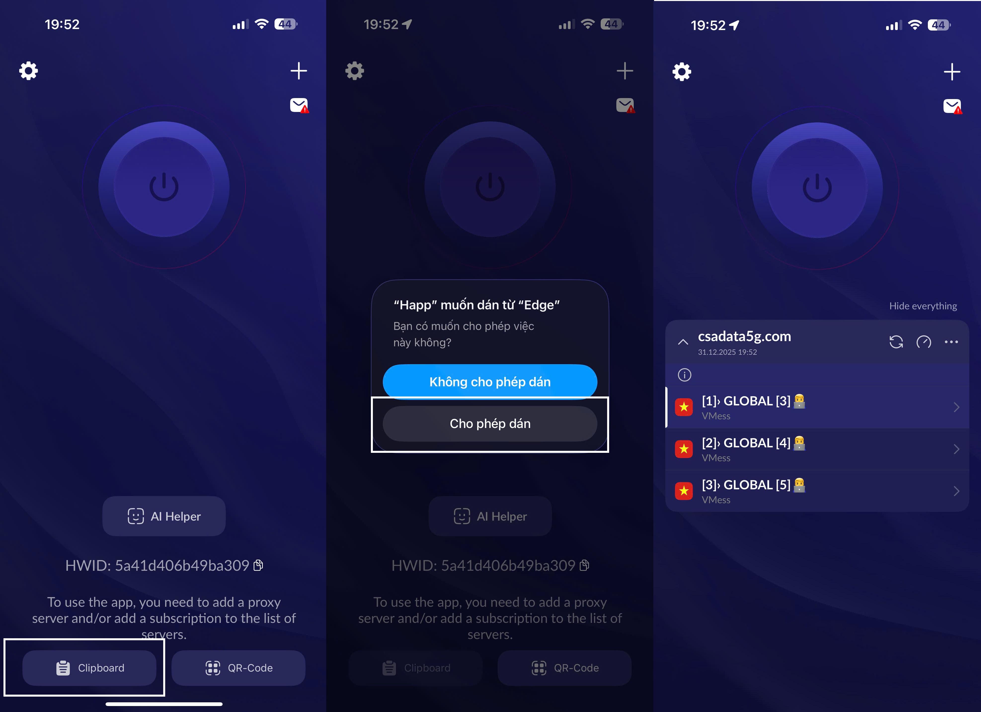 Happ Sync iOS