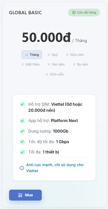 Gói GLOBAL
